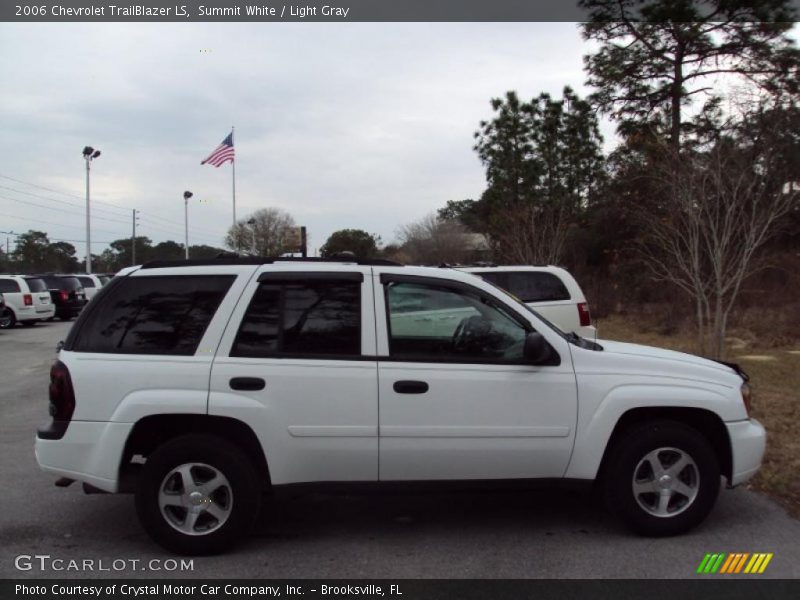 Summit White / Light Gray 2006 Chevrolet TrailBlazer LS