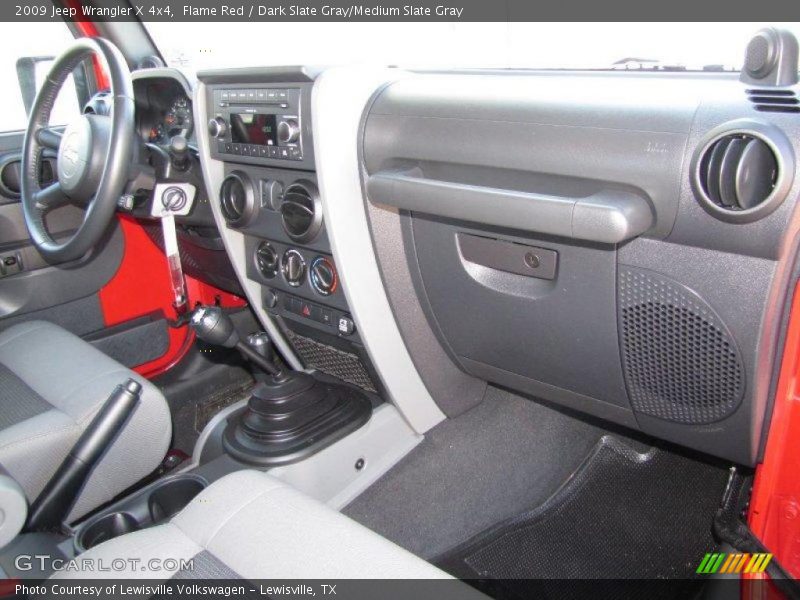Flame Red / Dark Slate Gray/Medium Slate Gray 2009 Jeep Wrangler X 4x4