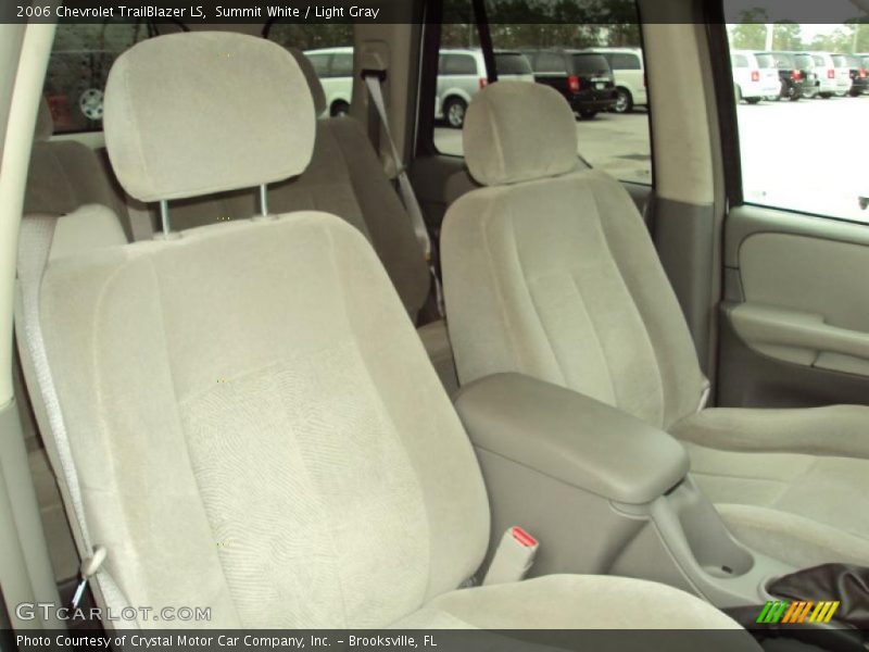 Summit White / Light Gray 2006 Chevrolet TrailBlazer LS
