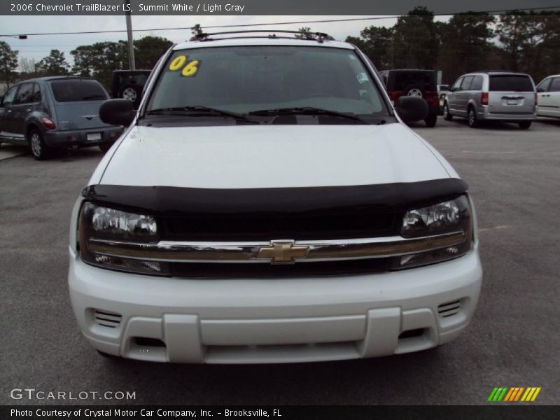 Summit White / Light Gray 2006 Chevrolet TrailBlazer LS