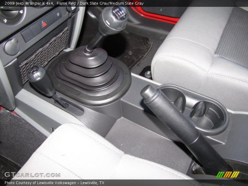 Flame Red / Dark Slate Gray/Medium Slate Gray 2009 Jeep Wrangler X 4x4