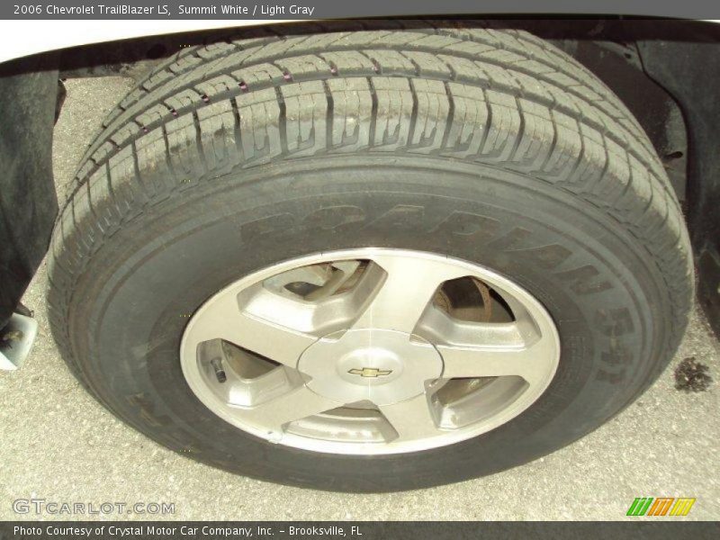 Summit White / Light Gray 2006 Chevrolet TrailBlazer LS