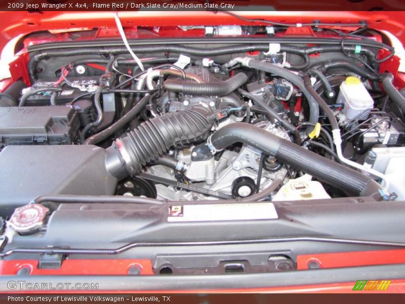 Flame Red / Dark Slate Gray/Medium Slate Gray 2009 Jeep Wrangler X 4x4