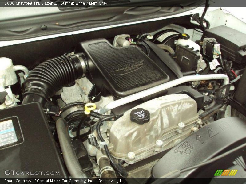 Summit White / Light Gray 2006 Chevrolet TrailBlazer LS
