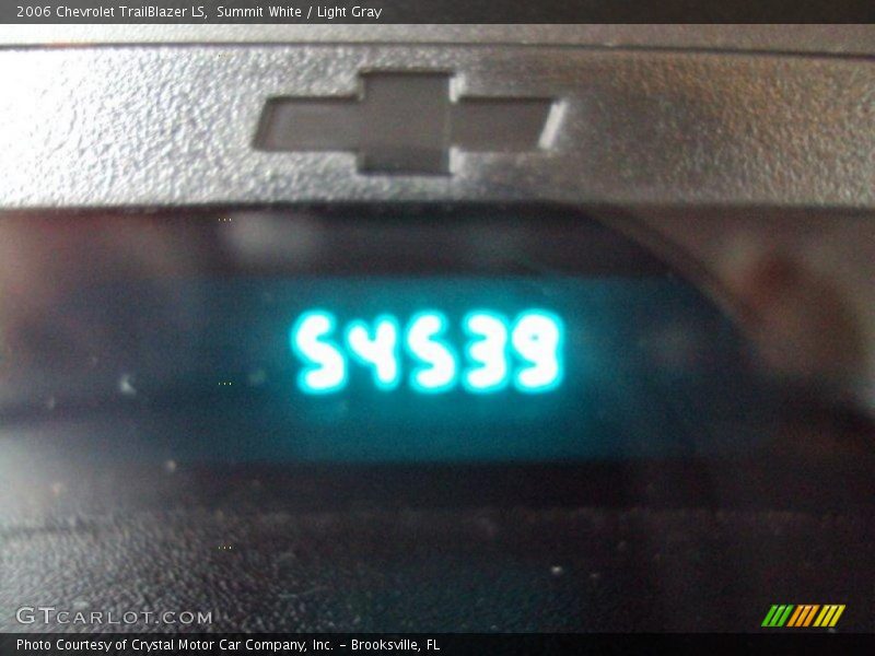 Summit White / Light Gray 2006 Chevrolet TrailBlazer LS