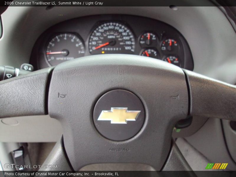 Summit White / Light Gray 2006 Chevrolet TrailBlazer LS