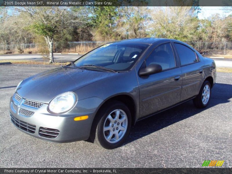 Mineral Gray Metallic / Dark Slate Gray 2005 Dodge Neon SXT