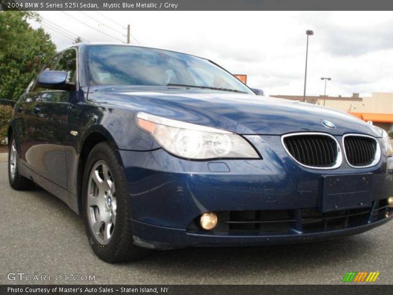 Mystic Blue Metallic / Grey 2004 BMW 5 Series 525i Sedan