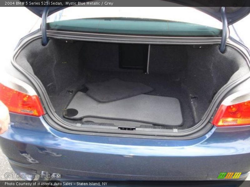 Mystic Blue Metallic / Grey 2004 BMW 5 Series 525i Sedan