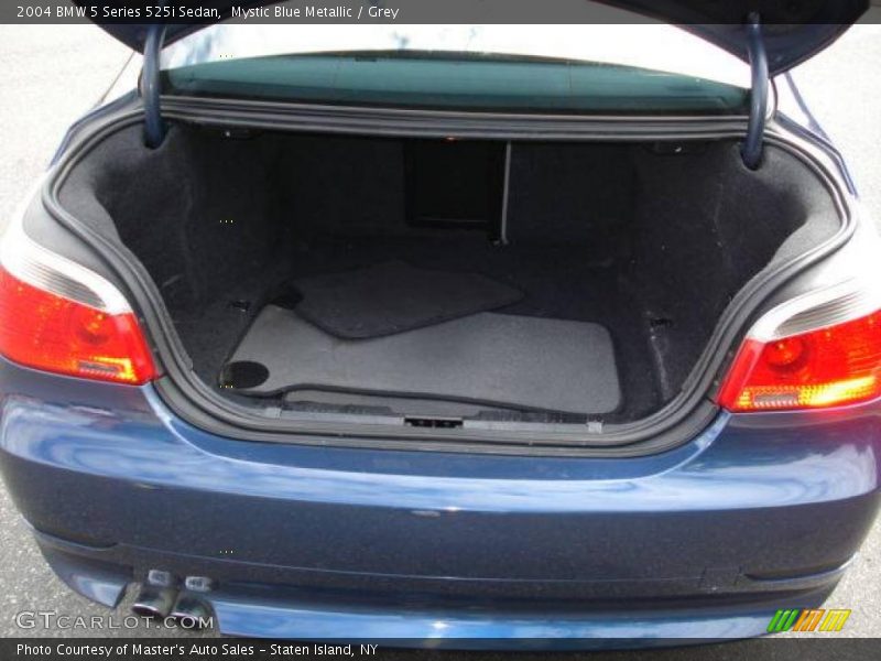 Mystic Blue Metallic / Grey 2004 BMW 5 Series 525i Sedan