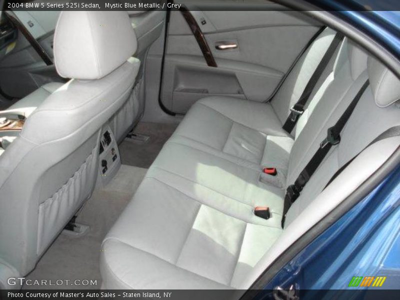 Mystic Blue Metallic / Grey 2004 BMW 5 Series 525i Sedan