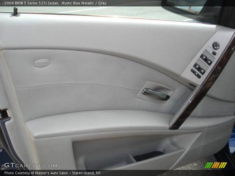 Mystic Blue Metallic / Grey 2004 BMW 5 Series 525i Sedan