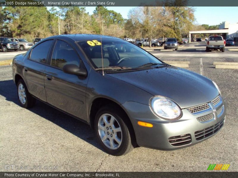 Mineral Gray Metallic / Dark Slate Gray 2005 Dodge Neon SXT