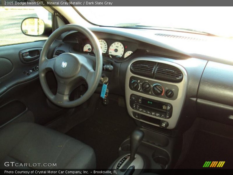 Mineral Gray Metallic / Dark Slate Gray 2005 Dodge Neon SXT