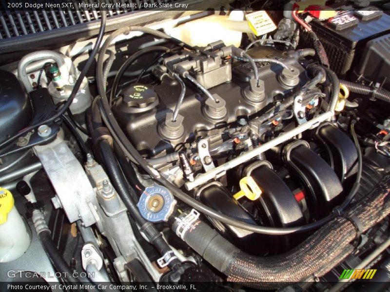 Mineral Gray Metallic / Dark Slate Gray 2005 Dodge Neon SXT
