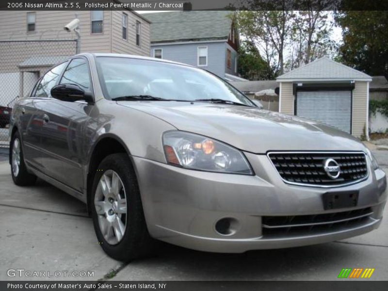 Polished Pewter Metallic / Charcoal 2006 Nissan Altima 2.5 S
