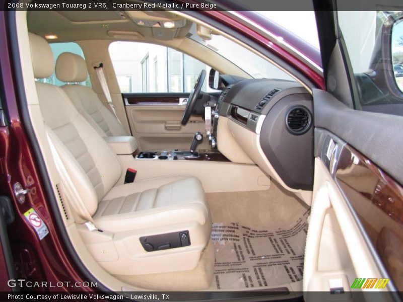 Cranberry Red Metallic / Pure Beige 2008 Volkswagen Touareg 2 VR6