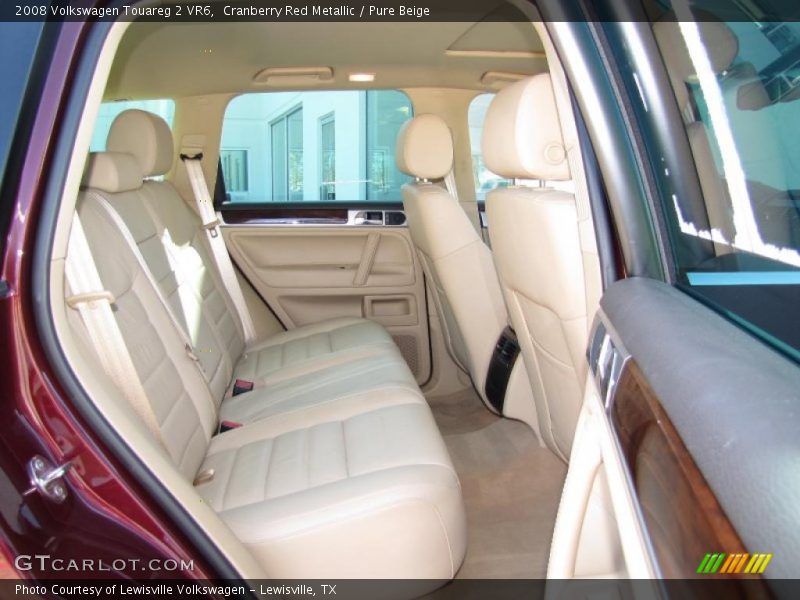 Cranberry Red Metallic / Pure Beige 2008 Volkswagen Touareg 2 VR6