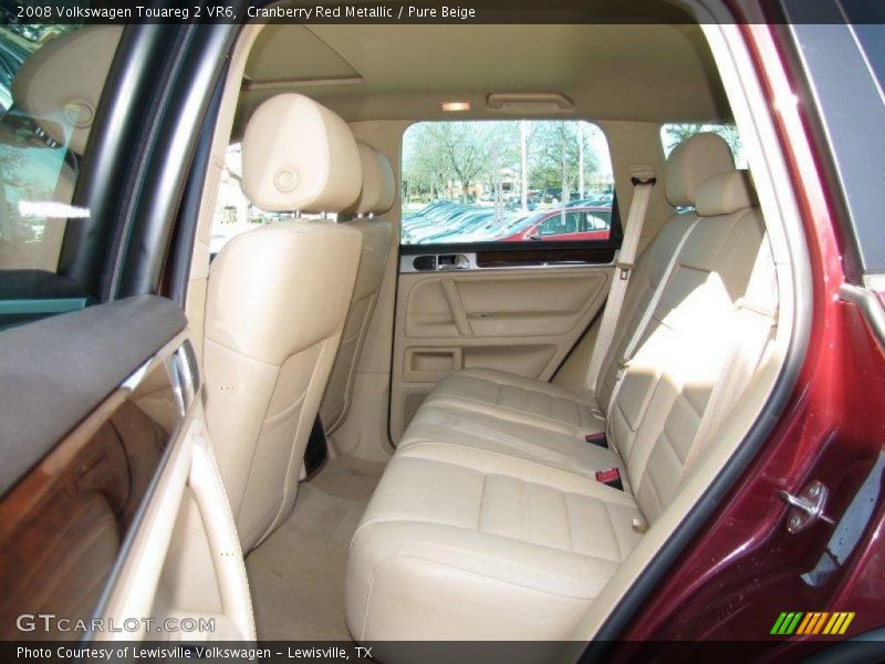 Cranberry Red Metallic / Pure Beige 2008 Volkswagen Touareg 2 VR6