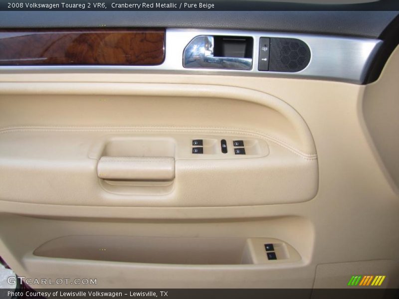 Cranberry Red Metallic / Pure Beige 2008 Volkswagen Touareg 2 VR6