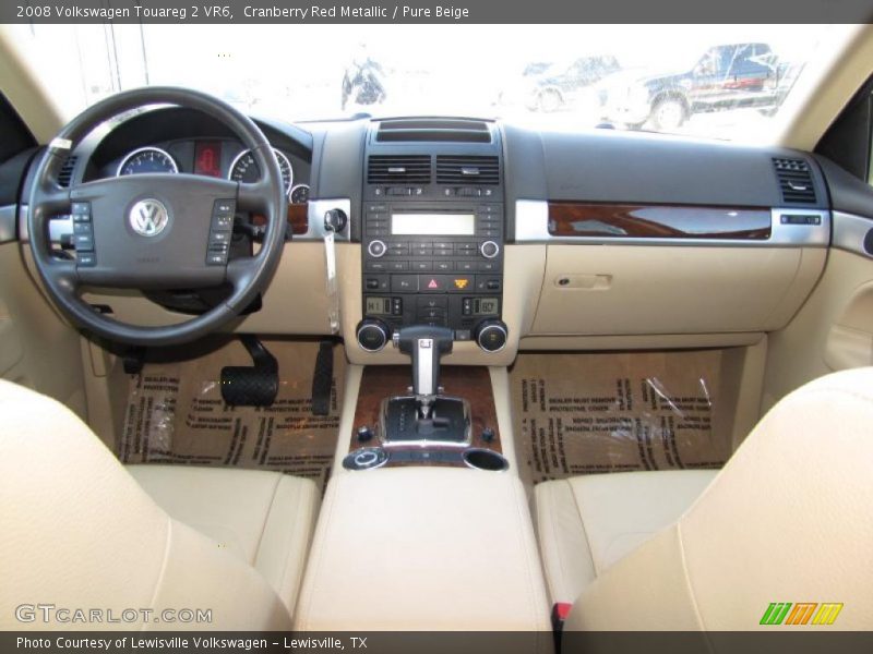 Cranberry Red Metallic / Pure Beige 2008 Volkswagen Touareg 2 VR6