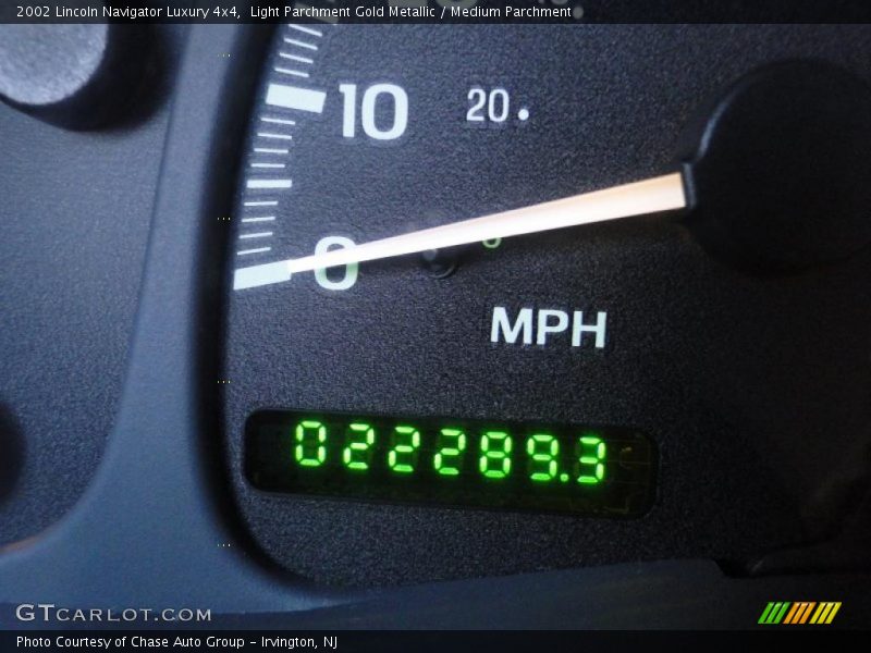 Light Parchment Gold Metallic / Medium Parchment 2002 Lincoln Navigator Luxury 4x4