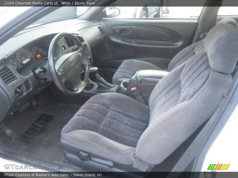 White / Ebony Black 2004 Chevrolet Monte Carlo LS