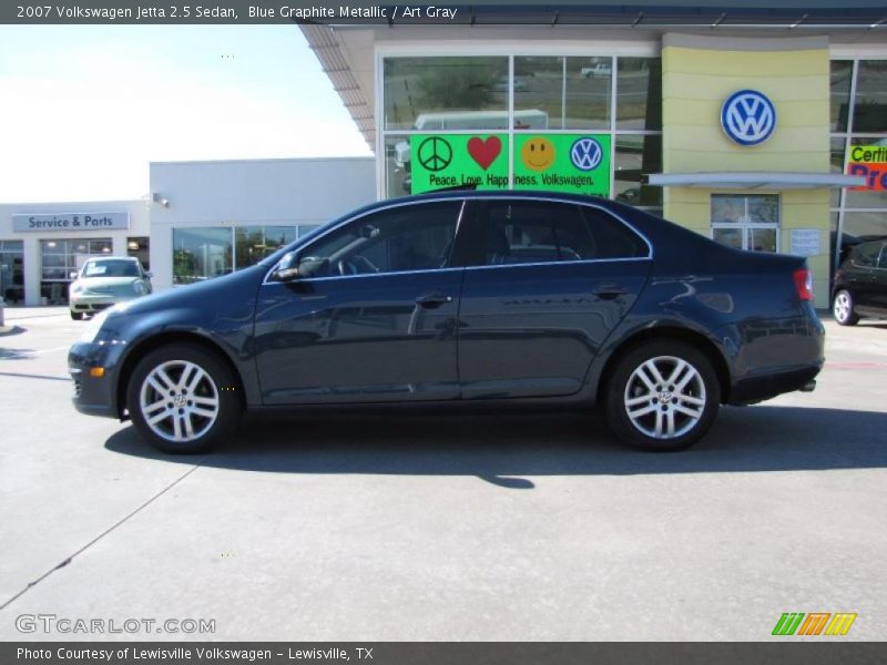 Blue Graphite Metallic / Art Gray 2007 Volkswagen Jetta 2.5 Sedan