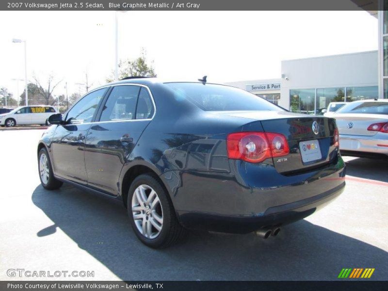 Blue Graphite Metallic / Art Gray 2007 Volkswagen Jetta 2.5 Sedan