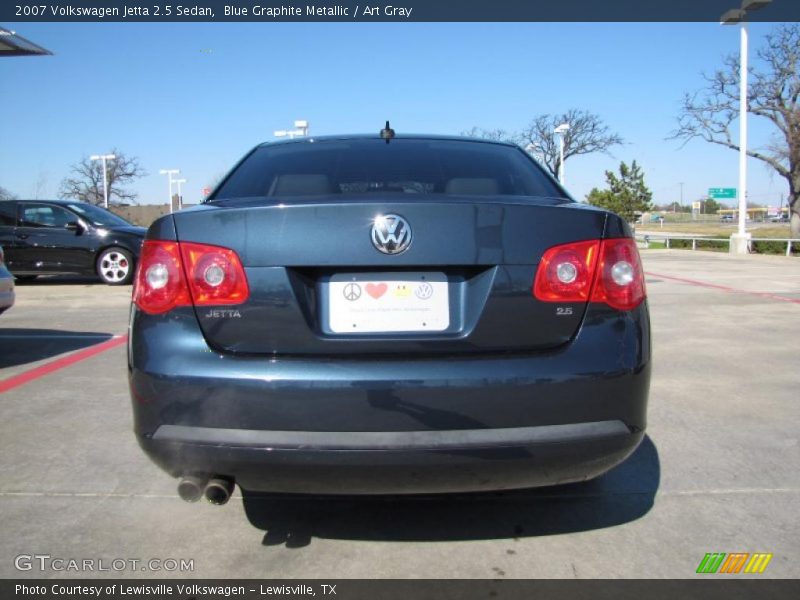 Blue Graphite Metallic / Art Gray 2007 Volkswagen Jetta 2.5 Sedan