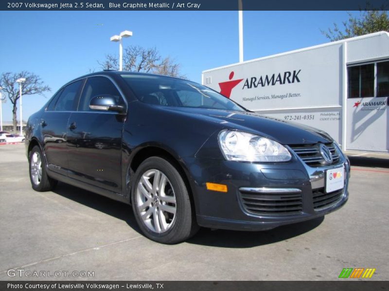 Blue Graphite Metallic / Art Gray 2007 Volkswagen Jetta 2.5 Sedan