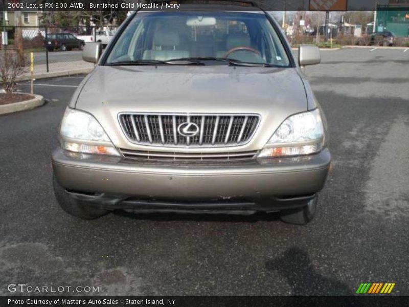 Burnished Gold Metallic / Ivory 2002 Lexus RX 300 AWD