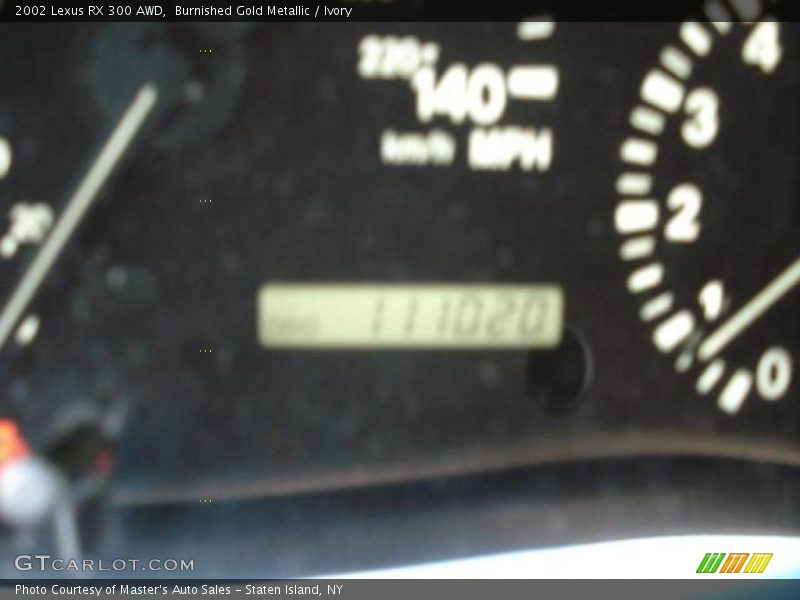 Burnished Gold Metallic / Ivory 2002 Lexus RX 300 AWD