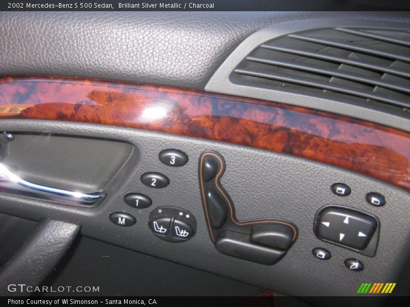 Brilliant Silver Metallic / Charcoal 2002 Mercedes-Benz S 500 Sedan