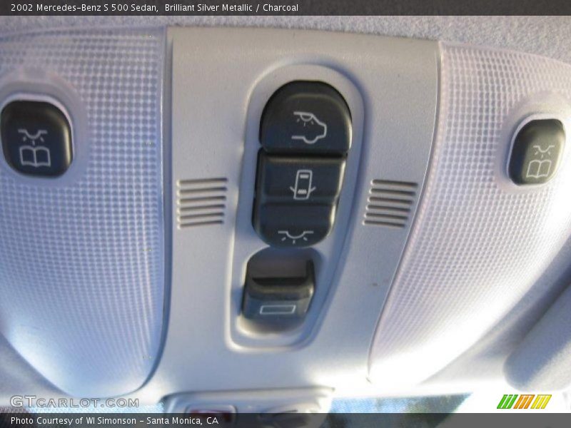 Brilliant Silver Metallic / Charcoal 2002 Mercedes-Benz S 500 Sedan