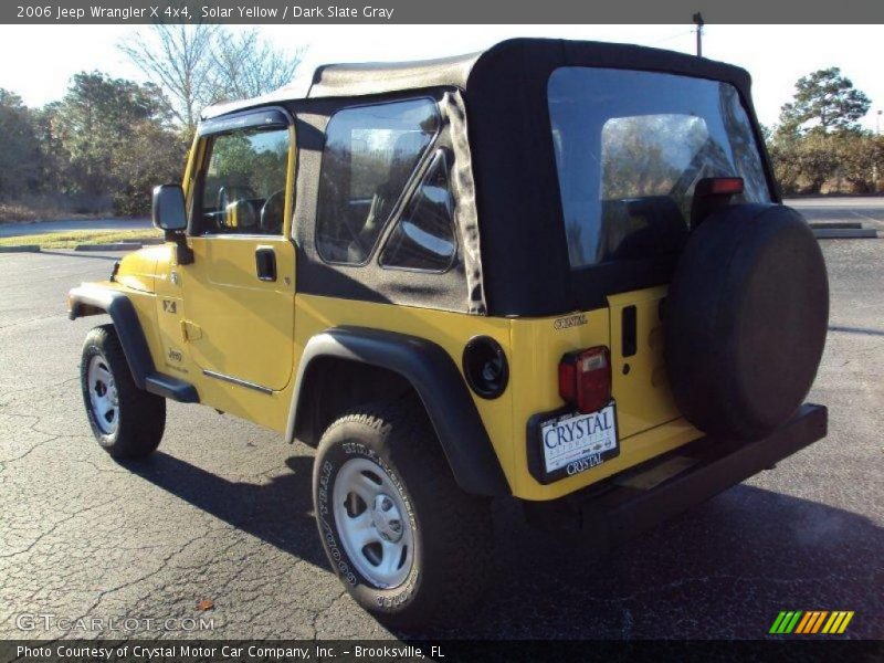 Solar Yellow / Dark Slate Gray 2006 Jeep Wrangler X 4x4