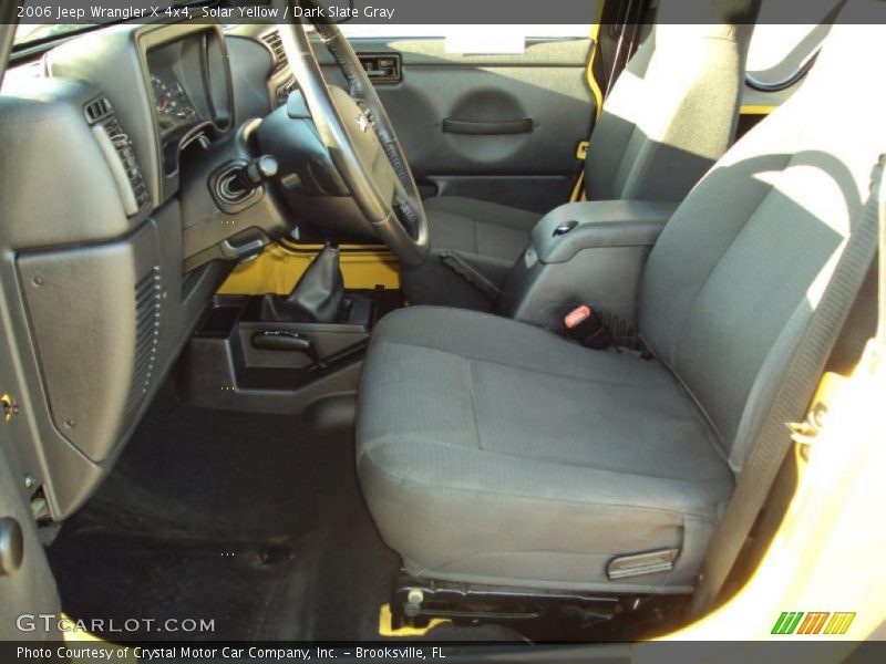 Solar Yellow / Dark Slate Gray 2006 Jeep Wrangler X 4x4
