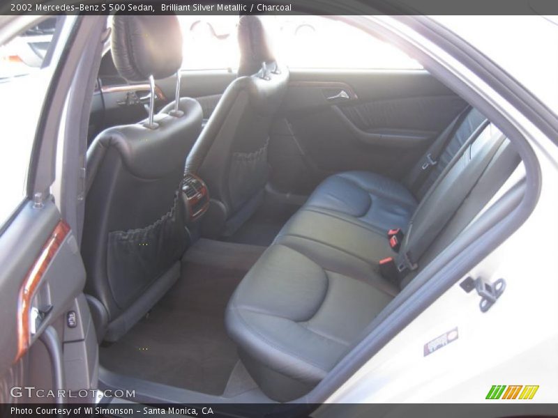 Brilliant Silver Metallic / Charcoal 2002 Mercedes-Benz S 500 Sedan