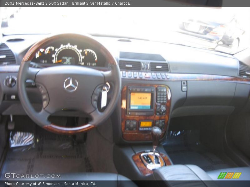 Brilliant Silver Metallic / Charcoal 2002 Mercedes-Benz S 500 Sedan
