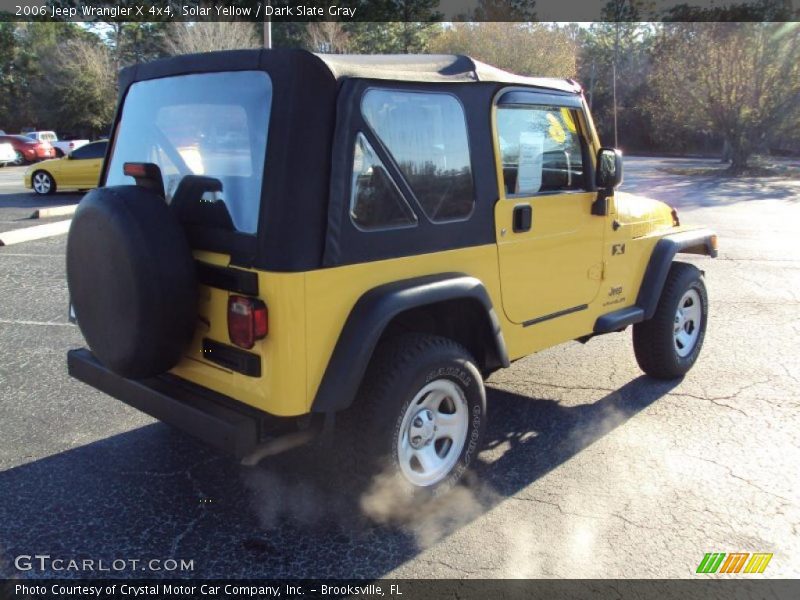 Solar Yellow / Dark Slate Gray 2006 Jeep Wrangler X 4x4