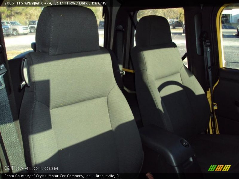 Solar Yellow / Dark Slate Gray 2006 Jeep Wrangler X 4x4