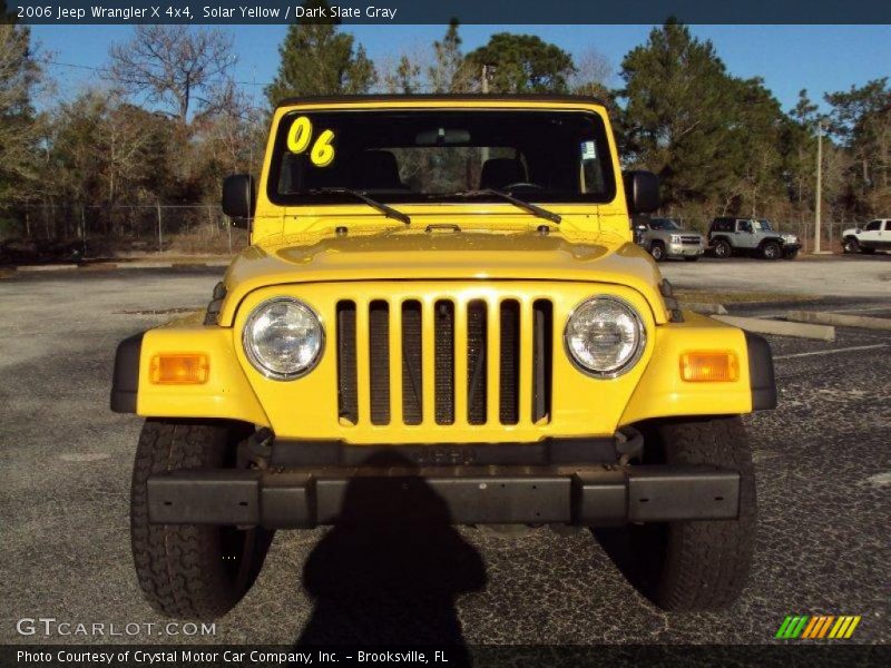Solar Yellow / Dark Slate Gray 2006 Jeep Wrangler X 4x4