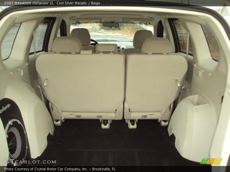 Cool Silver Metallic / Beige 2007 Mitsubishi Outlander LS