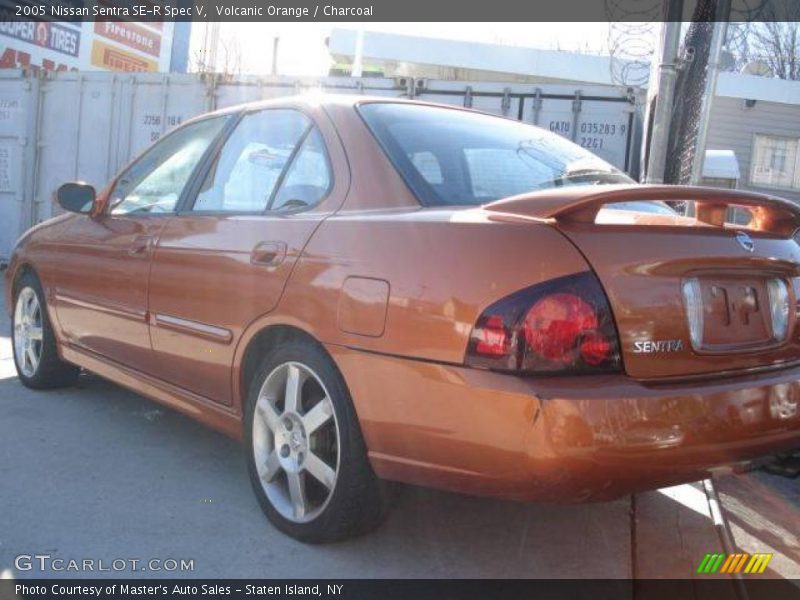 Volcanic Orange / Charcoal 2005 Nissan Sentra SE-R Spec V