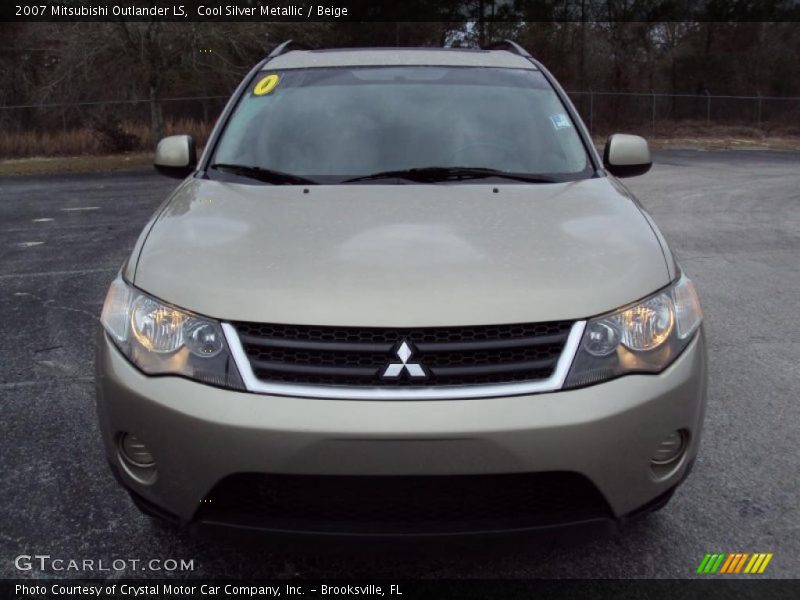 Cool Silver Metallic / Beige 2007 Mitsubishi Outlander LS