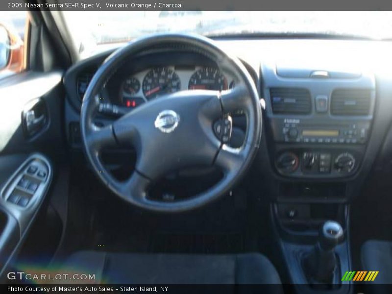 Volcanic Orange / Charcoal 2005 Nissan Sentra SE-R Spec V
