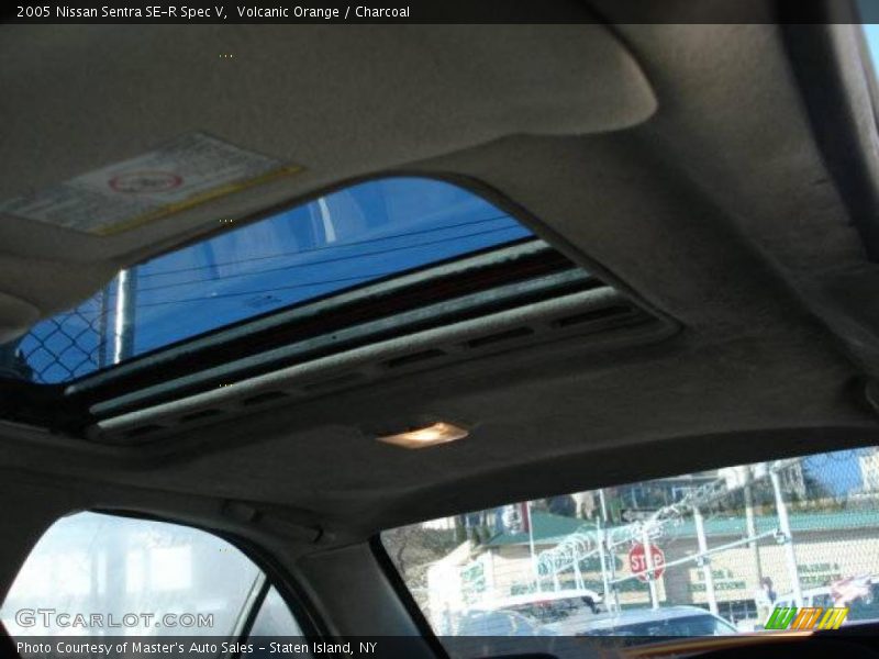 Volcanic Orange / Charcoal 2005 Nissan Sentra SE-R Spec V