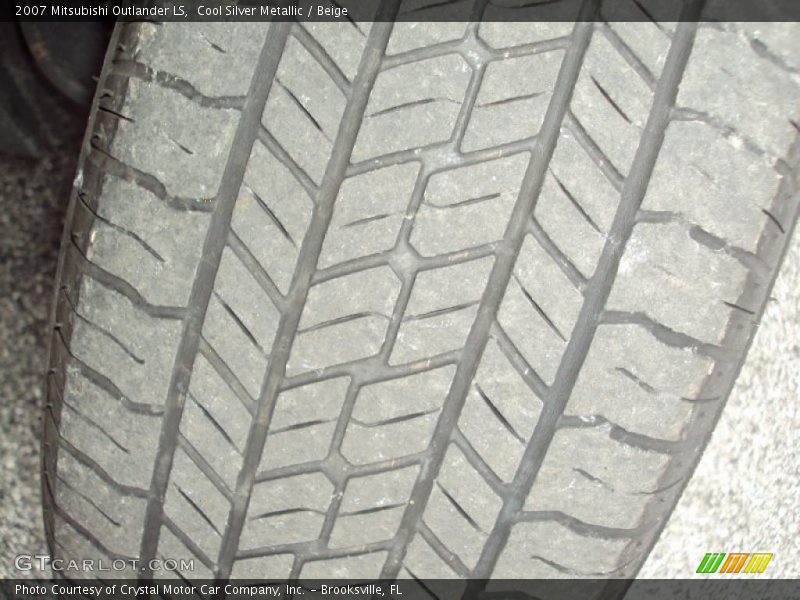 Cool Silver Metallic / Beige 2007 Mitsubishi Outlander LS