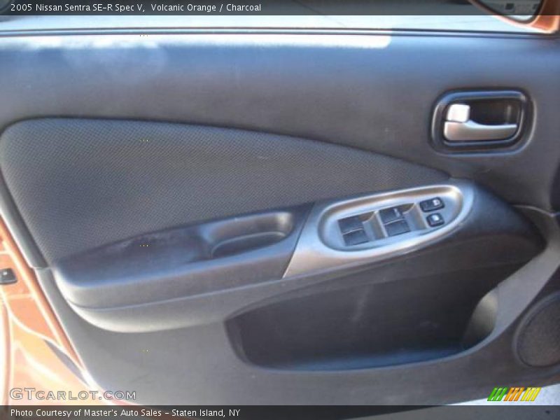 Volcanic Orange / Charcoal 2005 Nissan Sentra SE-R Spec V