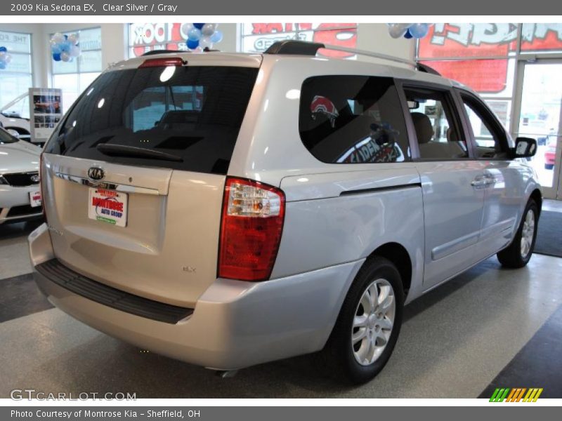 Clear Silver / Gray 2009 Kia Sedona EX